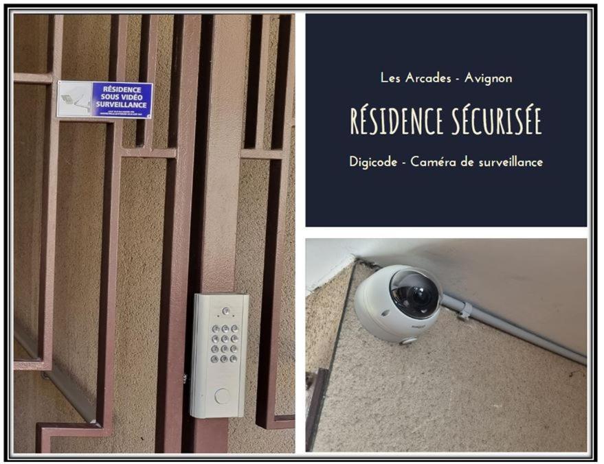 Les Arcades - Wifi - Intra Muros Of Avignon - Balcony - 45M2 Buitenkant foto